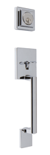 Avino Polished Chrome Entrance Hardware